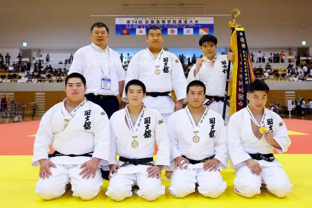 柔道６６キロ級は田中龍希が初Ｖ　高校総体、男子団体は国士舘