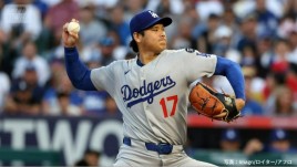 大谷翔平、今季最長4回1/3を7奪三振で降板 移籍後初の古巣登板…盟友・トラウトと876日ぶり対戦で連続見逃し三振