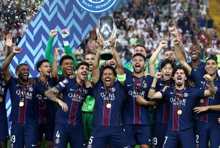 パリ・サンジェルマンＰＫ戦制す　サッカー欧州スーパー杯