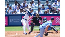 大谷翔平 2試合連続41号　HR王争いリーグトップに並ぶ