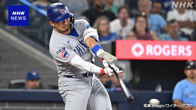 カブス 鈴木誠也 5試合ぶりに打点 チームの勝利に貢献