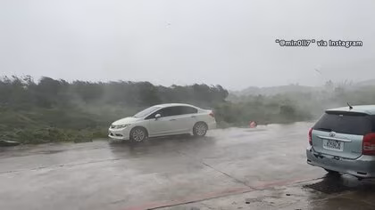 台風11号が台湾を直撃し112人負傷1人行方不明…空の便は430便以上欠航