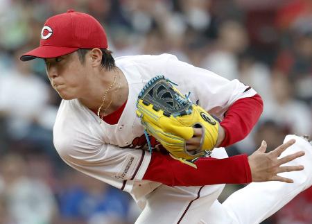 広５―３ヤ（１６日）　森下、約２カ月ぶり６勝目