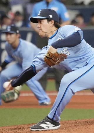 オ０―１西（１６日）　与座が６回無失点で４勝目