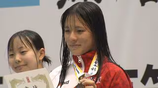 【高校総体】沖縄競泳界初の総体優勝狙う　平良吏美華