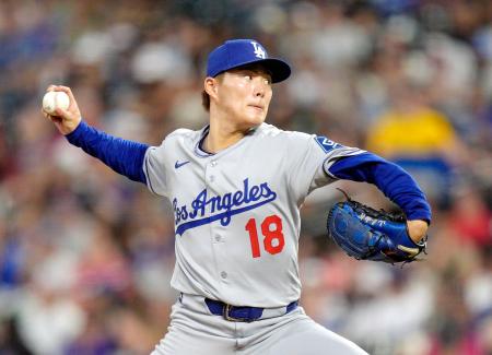 山本７回３失点で勝敗付かず　大谷２安打、鈴木１安打