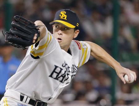 ソ５―２西（１９日）　大関がチームトップ１１勝目