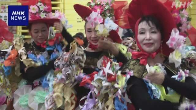 りんごの豊作と地域活性化願う「仮装盆踊り大会」青森 板柳町
