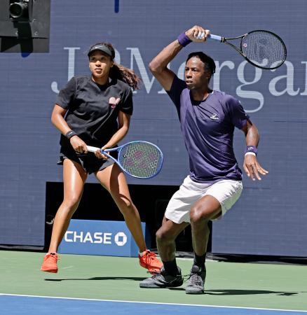 大坂なおみ組は１回戦敗退　全米テニス混合ダブルス