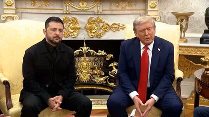 トランプ大統領一転「アメリカ軍派遣する考えない」ゼレンスキー氏との会談から一夜「ただ人々が殺されることを止めたい」