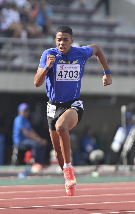【速報】オコンクオ（あわせJRC）全国2位　中学陸上男子100　トップに0.3秒差