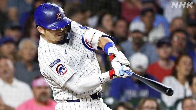 カブス 鈴木誠也 3試合ぶりヒット チームはブルワーズに3連勝