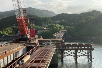 2年以上一部運休のJR山陰線、9月に運行再開　23年の大雨で被災
