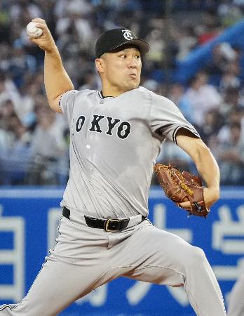 ヤ１―７巨（２１日）　田中将、４月以来の白星