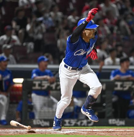 広４―６中（２２日）　中日、延長戦制す