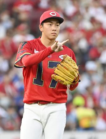 広５―４中（２４日）　常広が今季初登板で白星