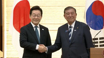 日韓首脳 未来志向の発展で一致　「シャトル外交」が再開