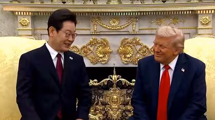 米韓首脳会談　韓国大統領府は“成功”強調　懸案巡る進展無く「熾烈な綱引きが続く」との指摘も　トランプ大統領は韓国女子プロゴルファーに興味