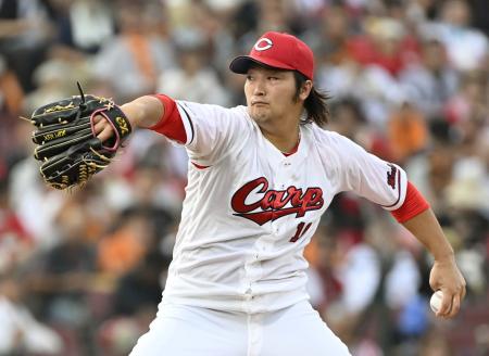 広４―１巨（２６日）　床田が完投で９勝目