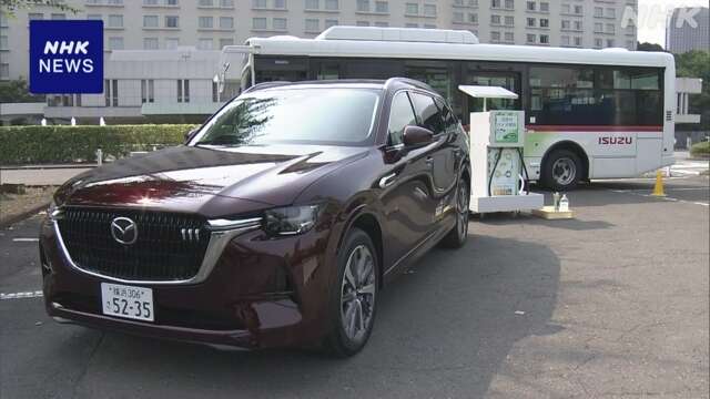 自動車メーカー バイオ燃料活用へ 脱炭素目指す動き広がる