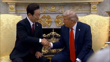 「北朝鮮に“トランプワールド”を」韓国大統領が南北間の仲介を要請　トランプ大統領は年内の米朝会談実現に意欲
