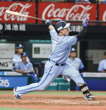 西３―２日（２７日）　与座が５勝目