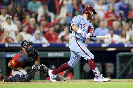 シュワバー、１試合４本塁打　４９号、大谷と４本差に