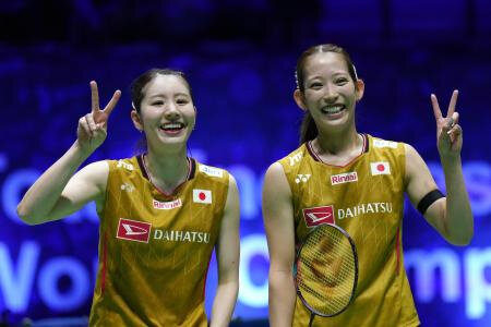 志田・松山ペアが銅以上確定　世界バドミントン第５日