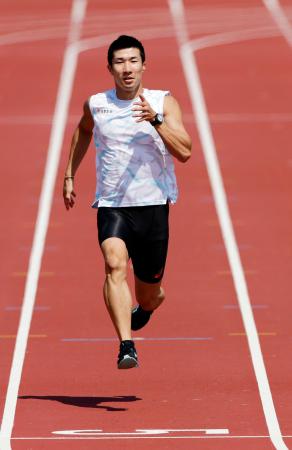 １００ｍ、桐生「楽しみたい」　世界陸上へ練習公開
