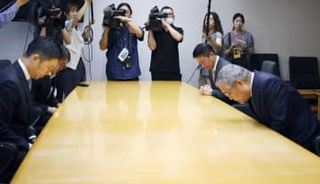 三菱商事社長が風力撤退を陳謝　秋田県の鈴木知事に