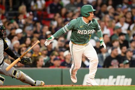 吉田、第１打席で左前打　鈴木３番、大谷は１番