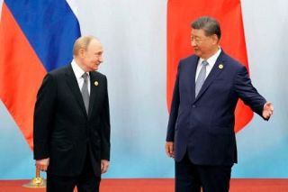 中国、上海協力機構の力誇示　対米念頭、ロ印首脳が出席