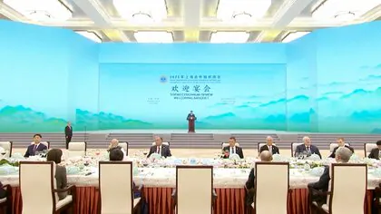 上海協力機構首脳会議が開幕　習近平国家主席が各国首脳と会談　中国とロシア主導の安全保障などの枠組み「運命共同体」呼びかけ