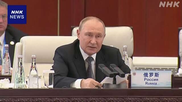 プーチン大統領 停戦に向けた議論 主導したい考えを強調