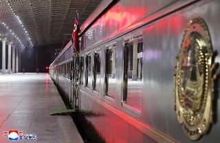 金氏専用列車は「動く要塞」　迫撃砲搭載、時速約６０キロ