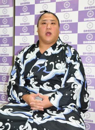 関脇若隆景「期待に応える」　大相撲秋場所、大関昇進に挑戦