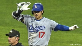 大谷翔平、7戦ぶりの1発は自己＆球団史上最速の193キロ46号弾丸ライナー　ド軍は一時4点差追いつくも勝ち越し許し惜敗
