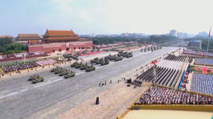 中国軍事パレードに習近平氏やプーチン氏ら3人並び立ち“蜜月アピール”金正恩氏の娘も海外デビュー　終了後の3人の様子も映像に