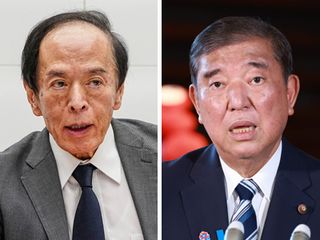 石破首相、植田日銀総裁と会談＝経済・物価で意見交換