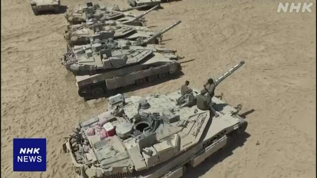 イスラエル軍 ガザ市制圧へ予備役の兵士招集など準備本格化