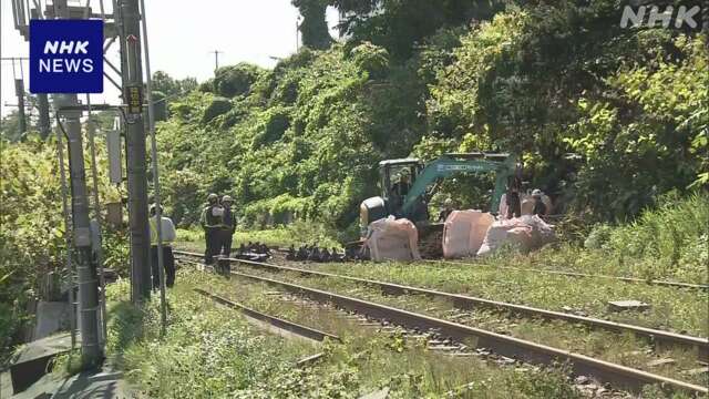 JR函館線 線路に土砂流入 一部区間で運転見合わせ