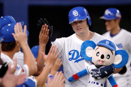 中５―２神（３日）　大野９勝目、松山３８セーブ