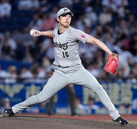 ロ２―１日（３日）　種市、完投で６勝目