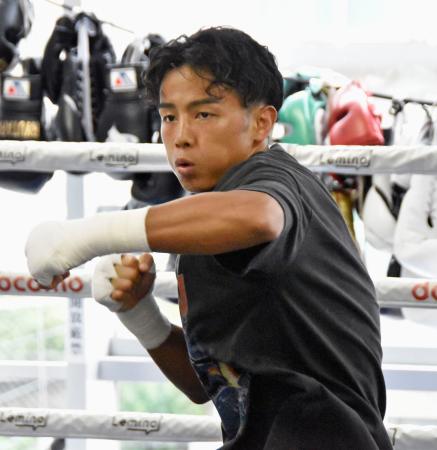 武居由樹「覚悟決めて倒す」　３度目ＷＢＯ防衛戦へ練習公開