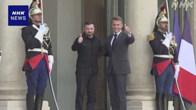 仏大統領 “和平協定締結で ウクライナに安全の保証を用意”