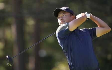 岡田、細野、長野が首位　男子ゴルフ第２日