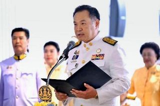 タイ、アヌティン新首相就任　「任期限定、全力尽くす」