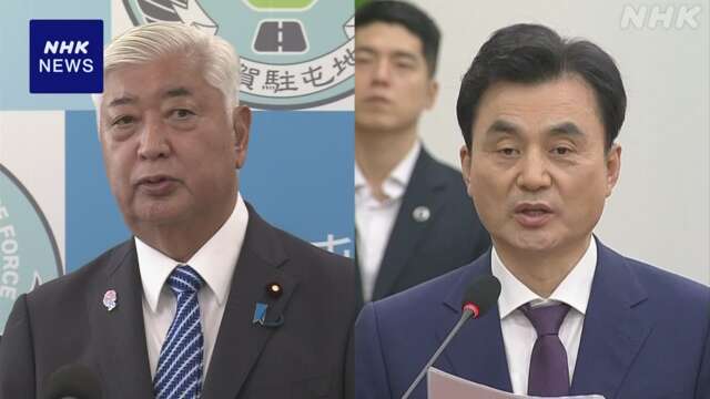 中谷防衛相 韓国訪問 国防相と会談へ 北朝鮮に対し連携確認