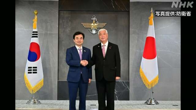 中谷防衛相 韓国で国防相と会談 米国含む3か国の連携で一致