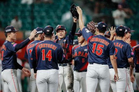 日本、５戦全勝で１位通過　野球Ｕ―１８Ｗ杯第５日